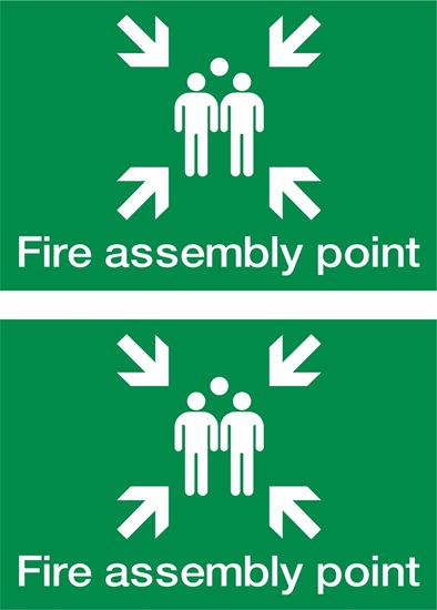 Picture of Fire assembly point Decals / Stickers