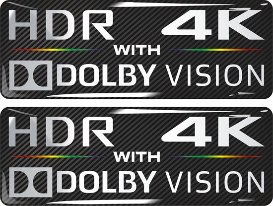 Picture of HDR 4K with Dolby Vision Gel Badges