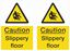 Picture of Caution Slippery floor Decals / Stickers