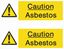 Picture of Caution Asbestos Decals / Stickers