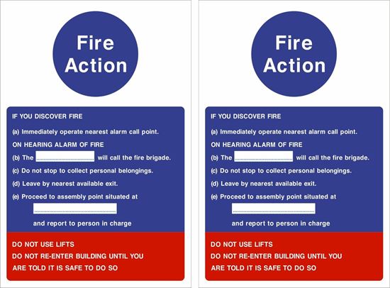 Picture of Fire action Decals / Stickers