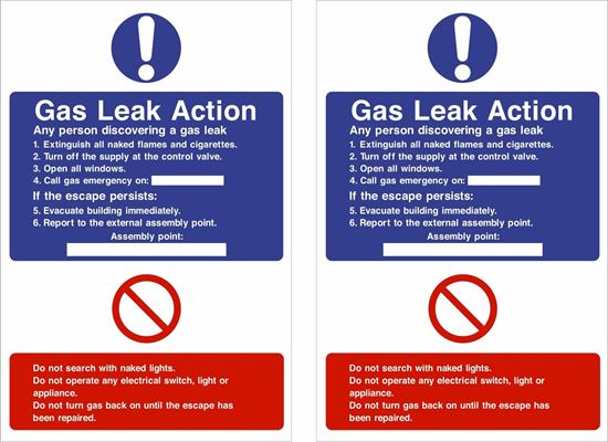 Picture of Gas Leak Action Decals / Stickers