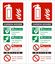 Picture of Fire extinguisher Carbon Dioxide Decals / Stickers