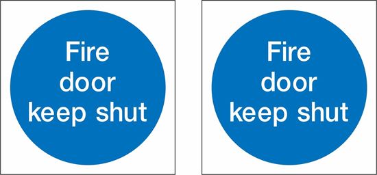 Picture of Fire door keep shut Decals / Stickers