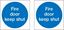 Picture of Fire door keep shut Decals / Stickers