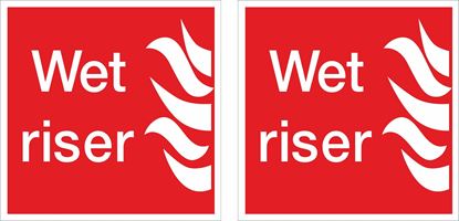 Picture of Wet Riser Decals / Stickers