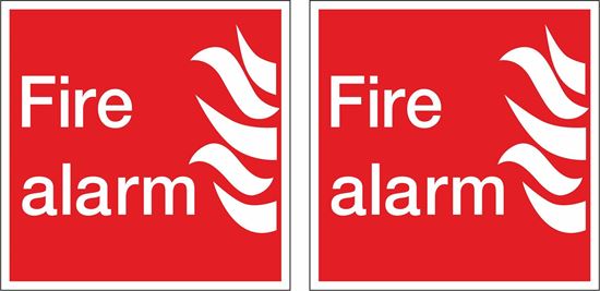 Picture of Fire Alarm Decals / Stickers