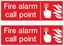 Picture of Fire alarm call point Decals / Stickers