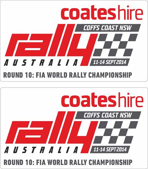 Picture of Coffs Coast NSW Rally Decals / Stickers