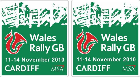 Picture of Wales Rally GB 2010 Decals / Stickers