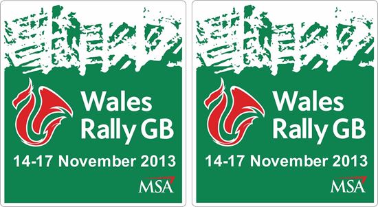 Picture of Wales Rally GB 2013 Decals / Stickers