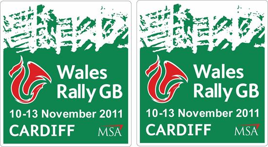 Picture of Wales Rally GB 2011 Decals / Stickers