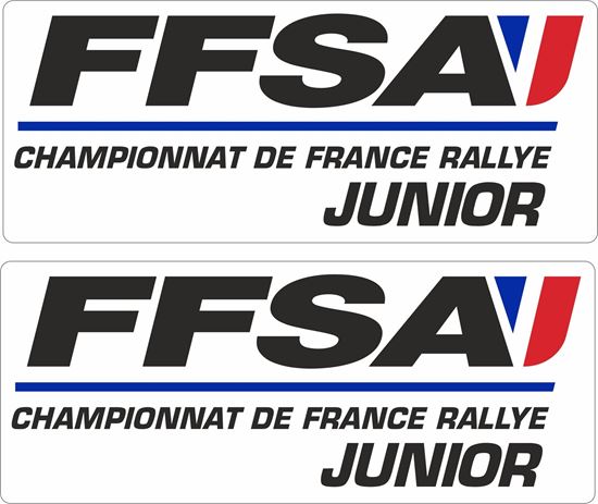 Picture of FFSA Rallye Junior Decals / Stickers