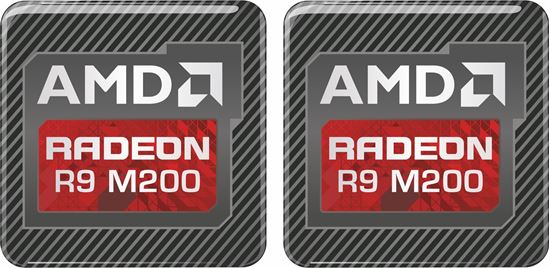 Picture of AMD Radeon R9 M200 Graphics Gel Badges