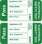 Picture of Appliance Electrical Safety Test Pass Labels / Stickers