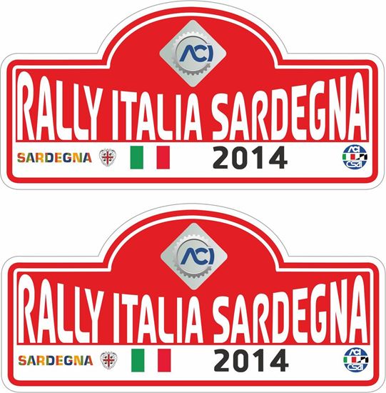 Picture of Rally Italia Sardegna Decals / Stickers