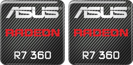 Picture of Asus Radeon R7 360 Gel Badges