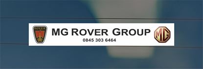 Picture of MG Rover Group rear glass Sticker