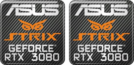 Picture of Asus Strix Geforce RTX 3080 Gel Badges