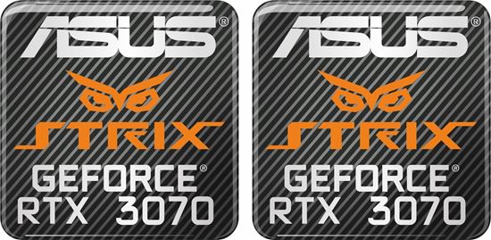 Picture of Asus Strix Geforce RTX 3070 Gel Badges