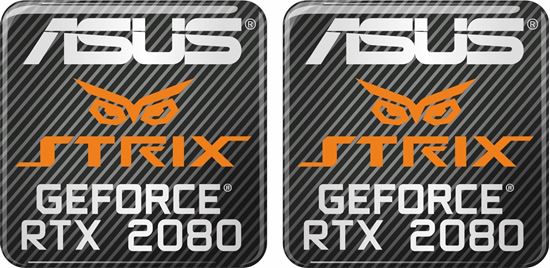 Picture of Asus Strix Geforce RTX 2080 Gel Badges