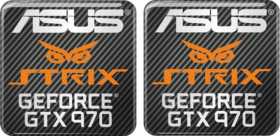 Picture of Asus Strix Geforce GTX 970 Gel Badges