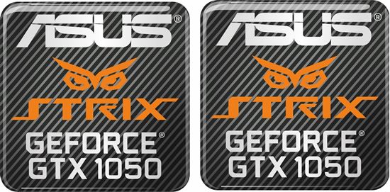 Picture of Asus Strix Geforce GTX 1050 Gel Badges