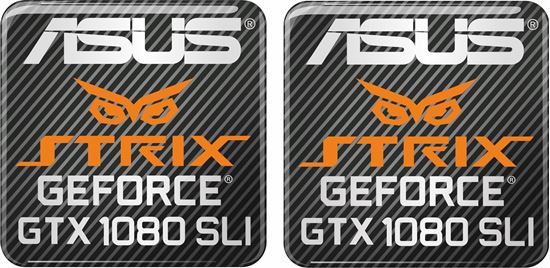 Picture of Asus Strix Geforce GTX 1080 SLI Gel Badges