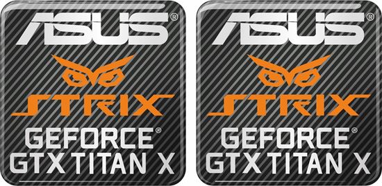 Picture of Asus Strix Geforce GTX Titan X Gel Badges