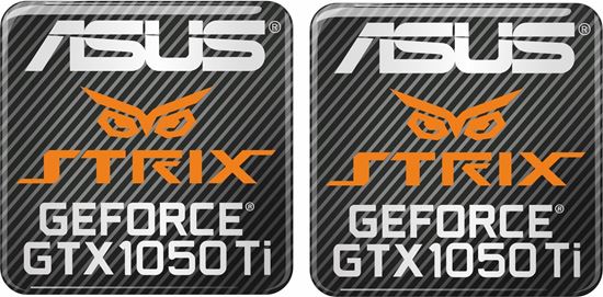 Picture of Asus Strix Geforce GTX 1050 Ti Gel Badges