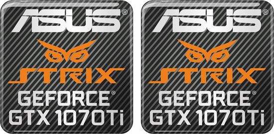 Picture of Asus Strix Geforce GTX 1070 Ti Gel Badges