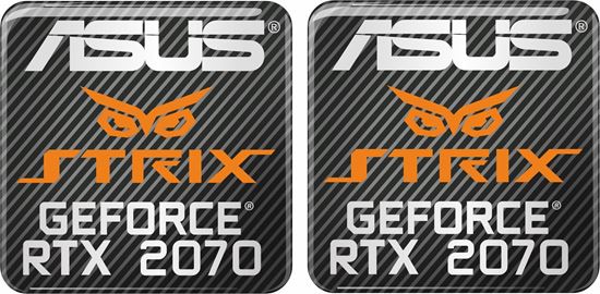 Picture of Asus Strix Geforce RTX 2070 Gel Badges