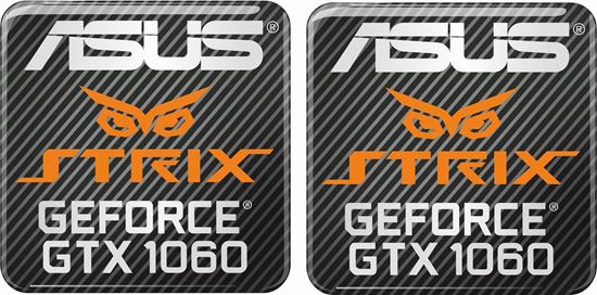 Picture of Asus Strix Geforce GTX 1060 Gel Badges