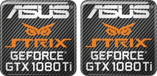 Picture of Asus Strix Geforce GTX 1080 Ti Gel Badges