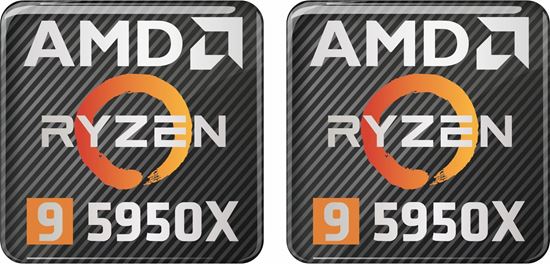 Picture of AMD Ryzen 9 5950X Gel Badges