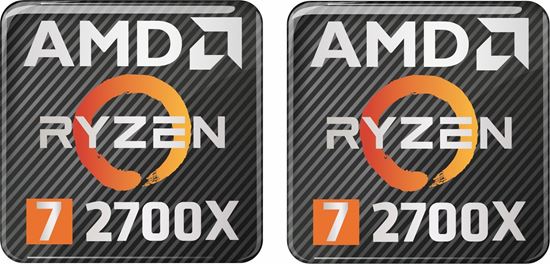 Picture of AMD Ryzen 7 2700X Gel Badges