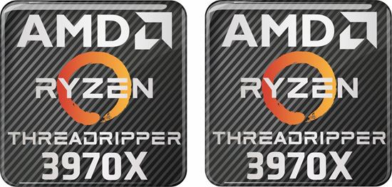 Picture of AMD Ryzen Threadripper 3990X Gel Badges