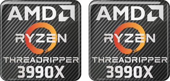 Picture of AMD Ryzen Threadripper 3990X Gel Badges