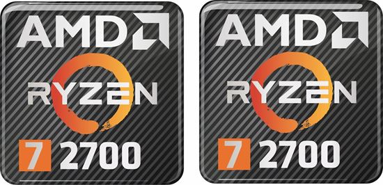 Picture of AMD Ryzen 7 2700 Gel Badges