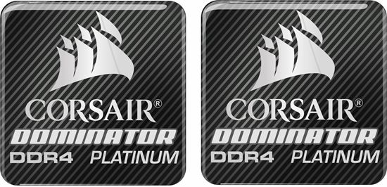 Picture of Corsair Dominator DDR4 Platinum Gel Badges