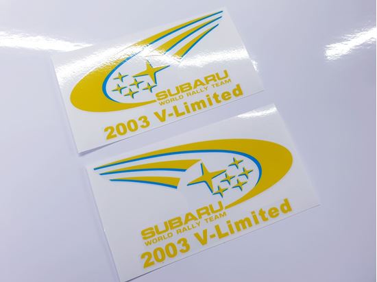 Picture of Impreza SWRT 2003 V-Limited side Wing  Decals  / Stickers