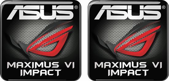 Picture of Asus Maximus VI Impact Gel Badges