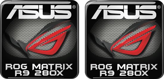 Picture of Asus Rog Matrix R9 280X Gel Badges