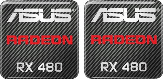 Picture of Asus Radeon RRX 480 Gel Badges