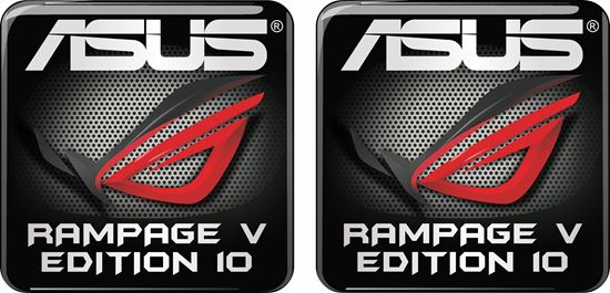 Picture of Asus Rampage Edition 10 Gel Badges