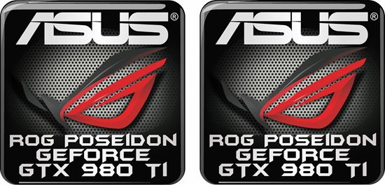 Picture of Asus Rog Poseidon Geforce GTX 980 TI Gel Badges