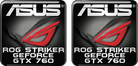 Picture of Asus Rog Striker Geforce GTX 760 Gel Badges