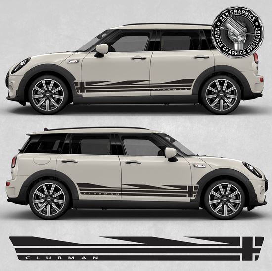 Zen Graphics - Mini Clubman F54 side Stripes