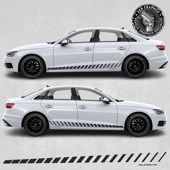 Picture of A4 Quattro side Stripes