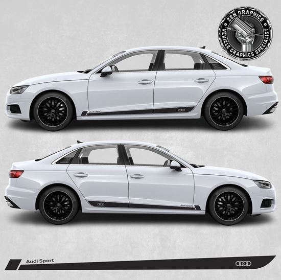 Picture of A4 Audi Sport side Stripes